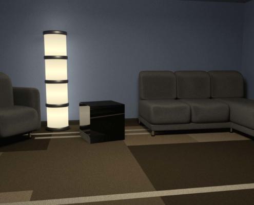 Interior Render of a Living Room out of our Productvideo