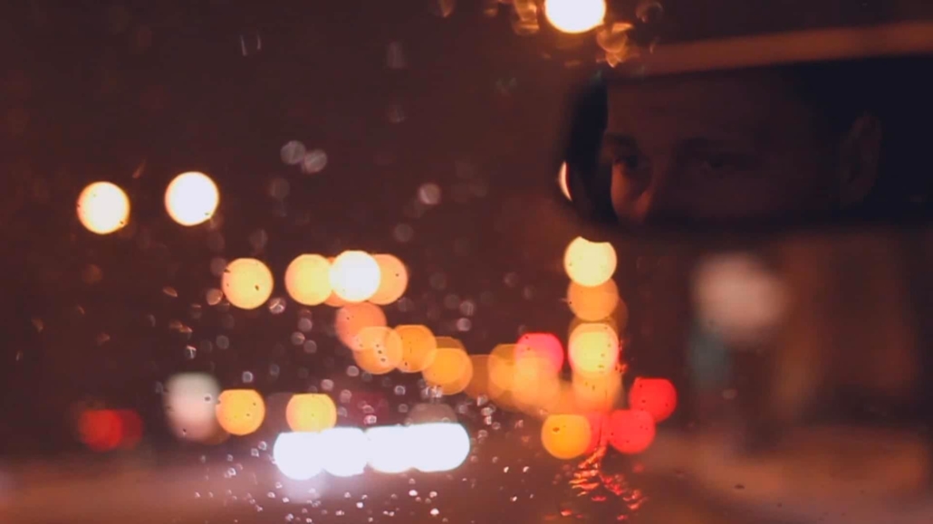 As we needed a car scene in our film production we filmed one in Berlin Still of a film production where we were shooting a night car scene with lantern bokeh