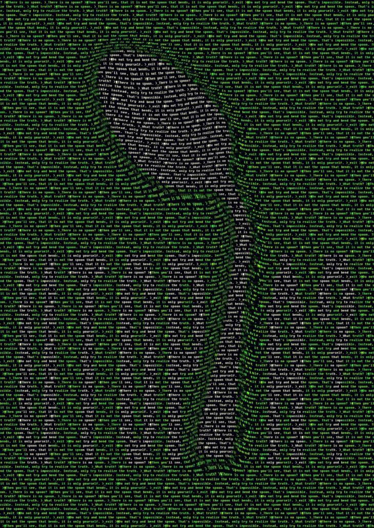 Matrix Spoon Quote Film Title Designer Film Title Designer creates a typographic visualisation of the famous Matrix Spoon Quote