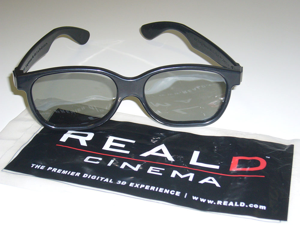Modern Glasses used to watch 3D film productions
