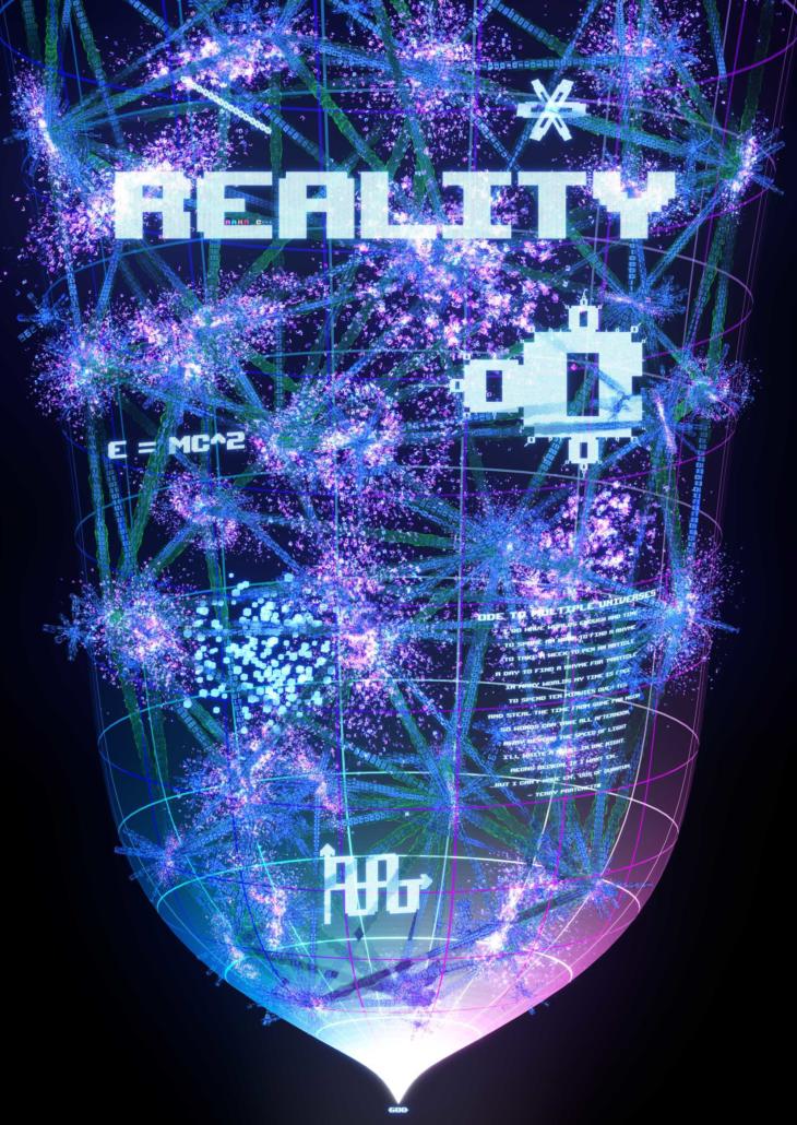 Reality Universe created by a Film Title Designer Film Title Designer interprets Reality as the Universe